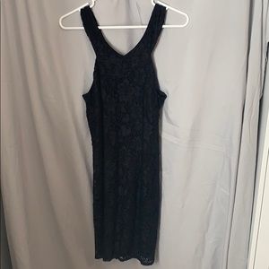 Laundry brand Black lace cocktail dress